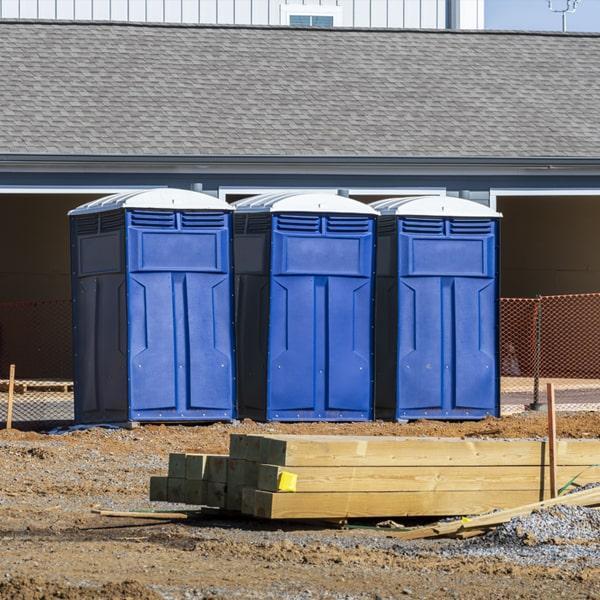 Heavy-duty construction site porta potty in Festus, Missouri